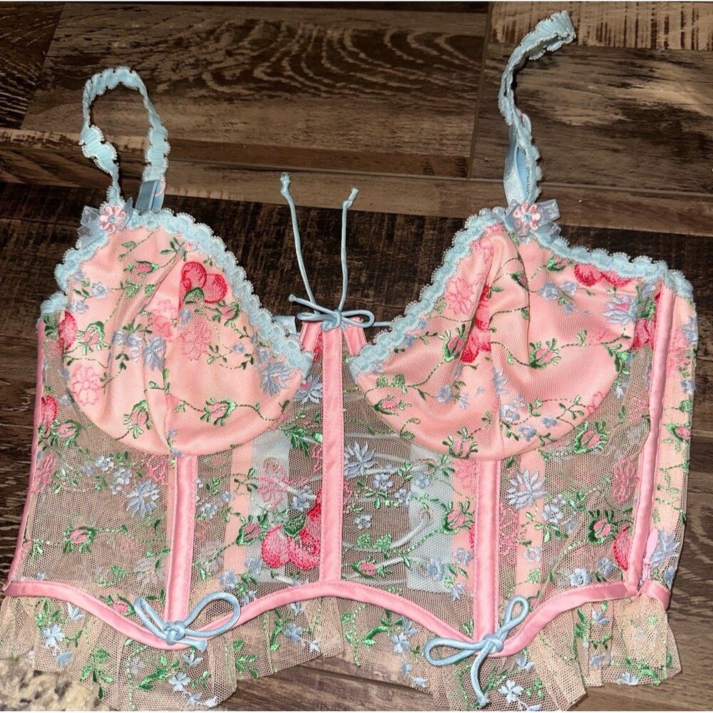 For love and lemons floral corset